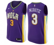 Youth Nike New Orleans Pelicans #3 Nikola Mirotic Swingman Purple NBA Jersey - City Edition