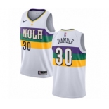 Youth Nike New Orleans Pelicans #30 Julius Randle Swingman White NBA Jersey - City Edition