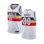 Youth Nike New Orleans Pelicans #30 Julius Randle White Swingman Jersey - Earned Edition