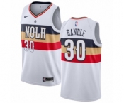 Youth Nike New Orleans Pelicans #30 Julius Randle White Swingman Jersey - Earned Edition