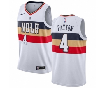 Youth Nike New Orleans Pelicans #4 Elfrid Payton White Swingman Jersey - Earned Edition