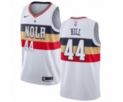 Youth Nike New Orleans Pelicans #44 Solomon Hill White Swingman Jersey - Earned Edition