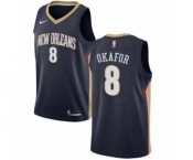 Youth Nike New Orleans Pelicans #8 Jahlil Okafor Swingman Navy Blue NBA Jersey - Icon Edition