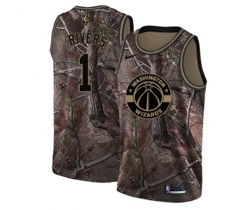 Youth Nike Washington Wizards #1 Austin Rivers Swingman Camo Realtree Collection NBA Jersey