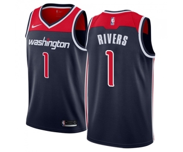 Youth Nike Washington Wizards #1 Austin Rivers Swingman Navy Blue NBA Jersey Statement Edition