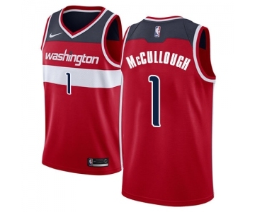 Youth Nike Washington Wizards #1 Chris McCullough Swingman Red Road NBA Jersey - Icon Edition