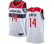 Youth Nike Washington Wizards #14 Jason Smith Swingman White Home NBA Jersey - Association Edition