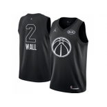 Youth Nike Washington Wizards #2 John Wall Black NBA Jordan Swingman 2018 All-Star Game Jersey