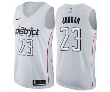 Youth Nike Washington Wizards #23 Michael Jordan Swingman White NBA Jersey - City Edition