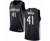 Youth Nike Washington Wizards #41 Wes Unseld Swingman Black NBA Jersey - City Edition