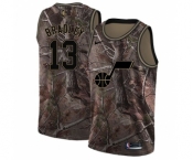 Youth Nike Utah Jazz #13 Tony Bradley Swingman Camo Realtree Collection NBA Jersey