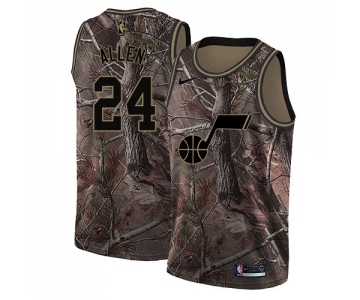 Youth Nike Utah Jazz #24 Grayson Allen Swingman Camo Realtree Collection NBA Jersey