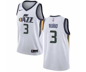 Youth Nike Utah Jazz #3 Ricky Rubio Swingman NBA Jersey - Association Edition