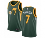 Youth Nike Utah Jazz #7 Pete Maravich Green Swingman Jersey - Earned Edition