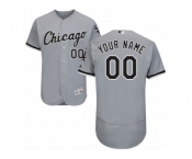 Men's Majestic Chicago White Sox Customized Grey Flexbase Authentic Collection MLB Jersey