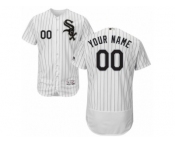 Men's Majestic Chicago White Sox Customized White Black Flexbase Authentic Collection MLB Jersey