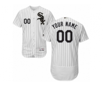 Men's Majestic Chicago White Sox Customized White Black Flexbase Authentic Collection MLB Jersey