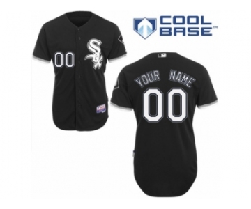 Women's Majestic Chicago White Sox Customized Replica Black Alternate Home Cool Base MLB Jersey