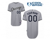 Women's Majestic Chicago White Sox Customized Replica Grey Road Cool Base MLB Jersey