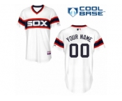 Women's Majestic Chicago White Sox Customized Replica White 2013 Alternate Home Cool Base MLB Jersey