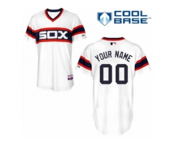 Women's Majestic Chicago White Sox Customized Replica White 2013 Alternate Home Cool Base MLB Jersey