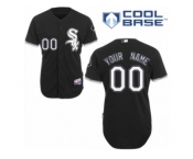 Youth Majestic Chicago White Sox Customized Replica Black Alternate Home Cool Base MLB Jersey