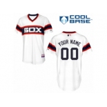 Youth Majestic Chicago White Sox Customized Replica White 2013 Alternate Home Cool Base MLB Jersey