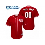 Women's Majestic Cincinnati Reds Customized Replica Red Alternate Cool Base MLB Jersey