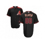 Men's Majestic Arizona Diamondbacks Customized Authentic Black Brick Cool Base MLB Jersey