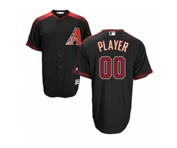 Men's Majestic Arizona Diamondbacks Customized Authentic Black Brick Cool Base MLB Jersey