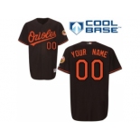 Customized Baltimore Orioles Jersey Black Cool Base Baseball