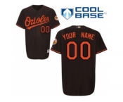 Customized Baltimore Orioles Jersey Black Cool Base Baseball