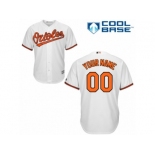 Youth Majestic Baltimore Orioles Customized Replica White Home Cool Base MLB Jersey