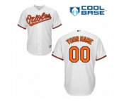 Youth Majestic Baltimore Orioles Customized Replica White Home Cool Base MLB Jersey