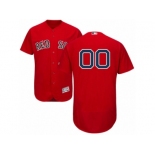 Men's Majestic Boston Red Sox Customized Red Flexbase Authentic Collection MLB Jersey