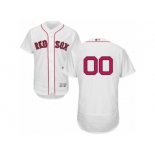 Men's Majestic Boston Red Sox Customized White Flexbase Authentic Collection MLB Jersey