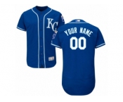 Men's Majestic Kansas City Royals Customized Blue Flexbase Authentic Collection MLB Jersey