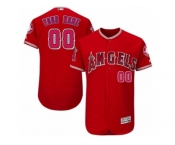 Men's Majestic Los Angeles Angels of Anaheim Customized Red Flexbase Authentic Collection MLB Jersey