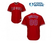 Youth Majestic Los Angeles Angels of Anaheim Customized Replica Red Alternate Cool Base MLB Jersey