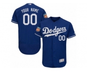 Men's Majestic Los Angeles Dodgers Customized Royal Blue Flexbase Authentic Collection MLB Jersey