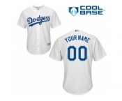 Youth Majestic Los Angeles Dodgers Customized Replica White Home Cool Base MLB Jersey