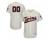 Men's Majestic Minnesota Twins Customized Cream Flexbase Authentic Collection MLB Jersey