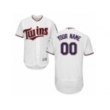 Men's Majestic Minnesota Twins Customized White Flexbase Authentic Collection MLB Jersey