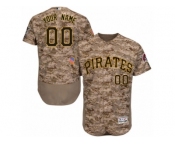 Men's Majestic Pittsburgh Pirates Customized Camo Flexbase Authentic Collection MLB Jersey