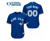 Women's Majestic Toronto Blue Jays Customized Replica Blue Alternate MLB Jersey