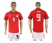 Egypt #9 Koka Red Home Soccer Country Jersey