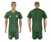 Egypt Blank Army Green Goalkeeper Soccer Country Jersey