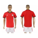 Egypt Blank Red Home Soccer Country Jersey