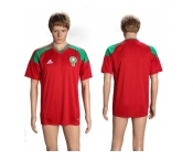 Morocco Blank Home Soccer Country Jersey