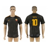 Roma #10 Totti Sec Away Soccer Club Jersey